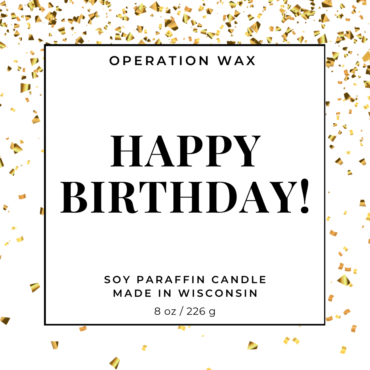 Happy Birthday Candle - Operation Wax