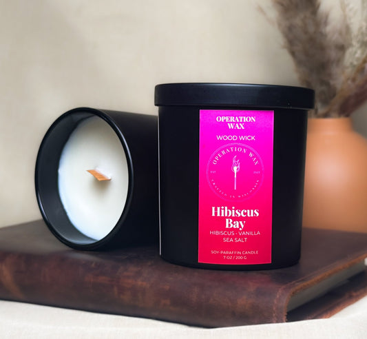 Hibiscus Bay Scented Candle - Operation Wax - Operation Wax