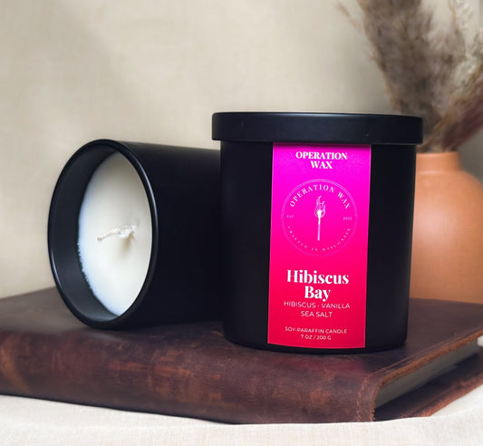 Hibiscus Bay Scented Candle - Operation WaxOperation Wax