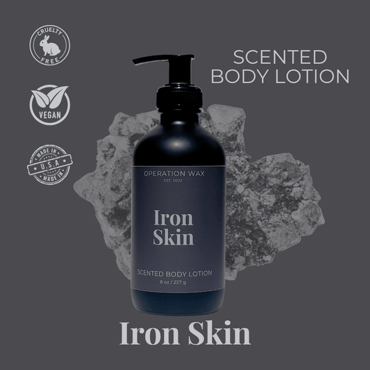 Iron Skin Scented Body Lotion 8oz - Operation Wax