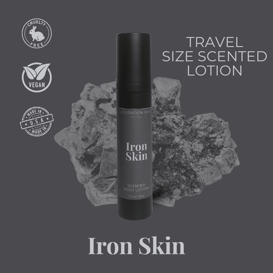 Iron Skin Scented Body Lotion Travel Size - Operation Wax