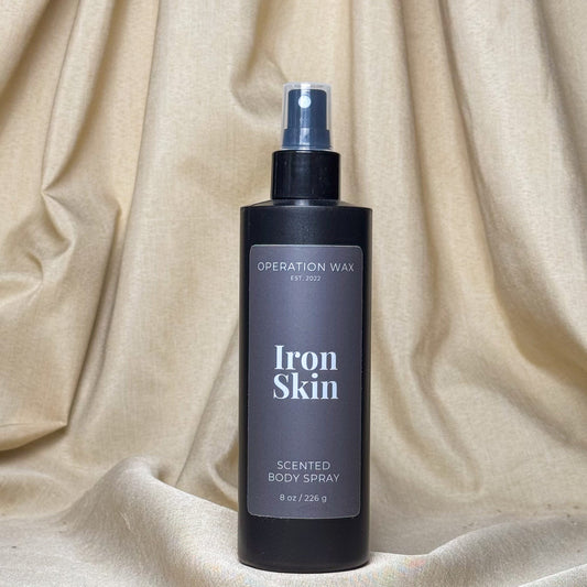 Iron Skin Scented Body Spray (8oz) - Operation Wax