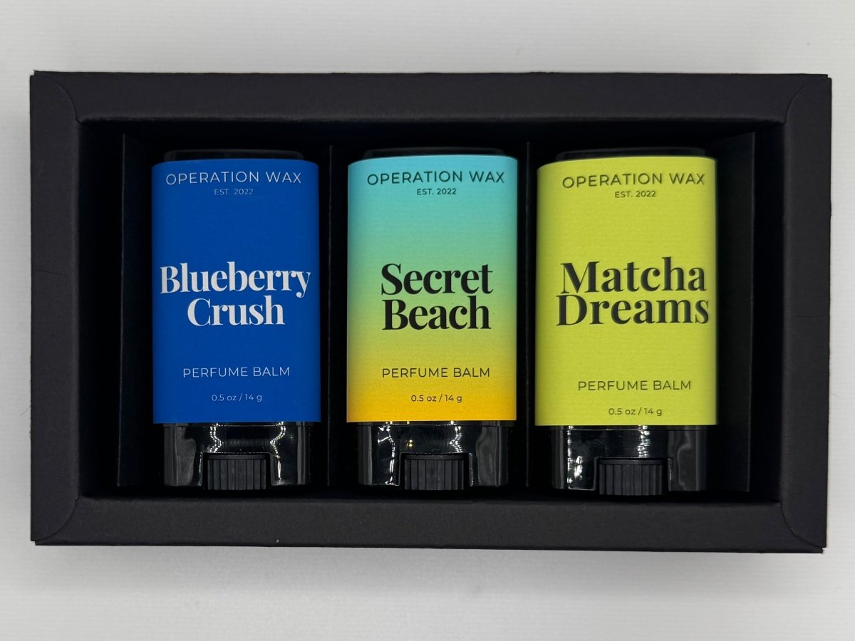 Limited Edition Summer Perfume Balm Gift Set (Set of 3 · 0.5 oz) - Operation Wax