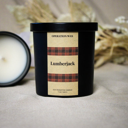 Lumberjack - Cotton Wick Candle - Operation Wax