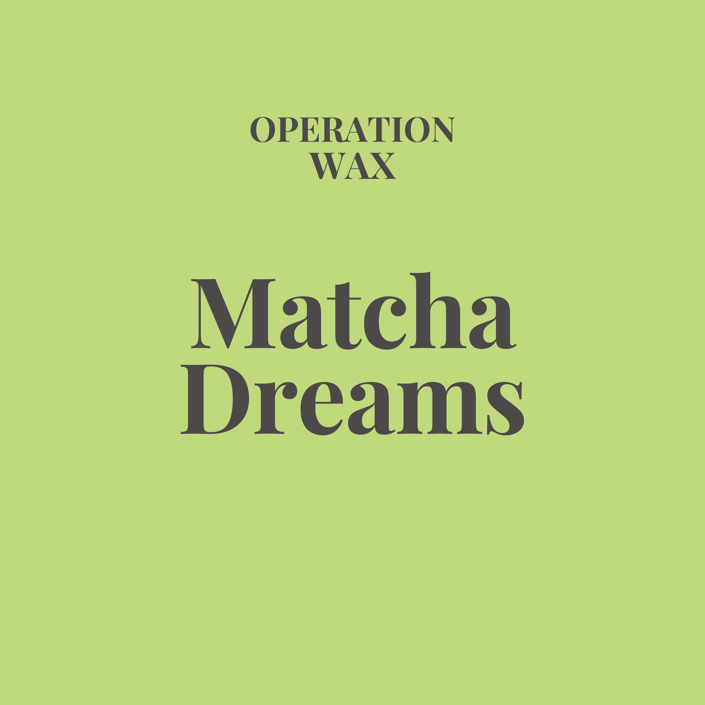 Matcha Dreams Body Spray - Operation Wax