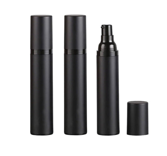Matte Black Airless Lotion Pumps - set of 12 - Operation Wax