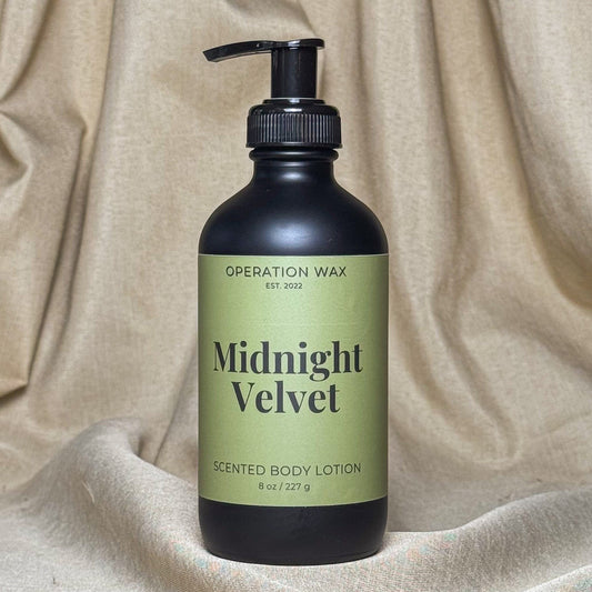 Midnight Velvet Scented Body Lotion 8oz - Operation WaxOperation Wax