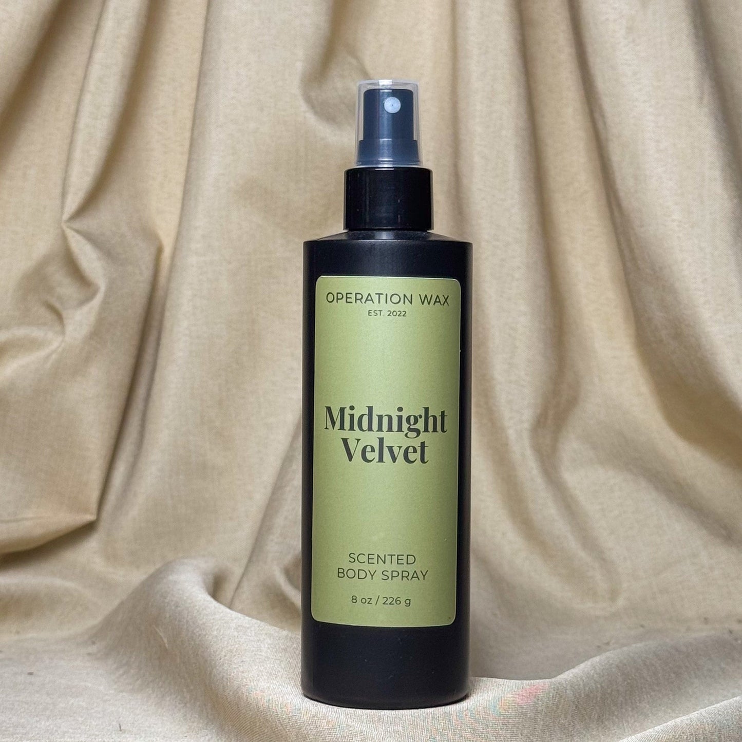 Midnight Velvet Scented Body Spray (8oz) - Operation Wax