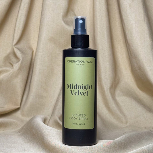 Midnight Velvet Scented Body Spray (8oz) - Operation Wax