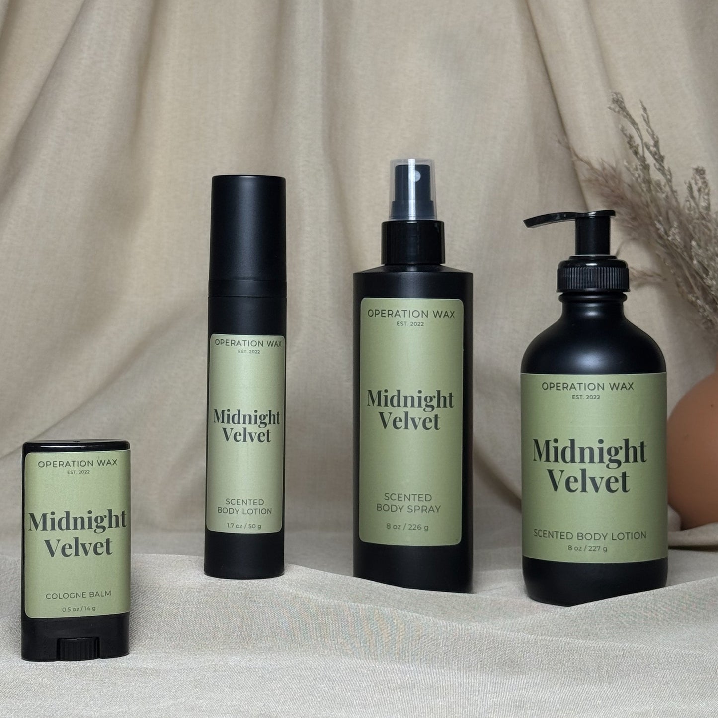 Midnight Velvet Solid Cologne Balm, 0.5 oz - Operation WaxOperation Wax