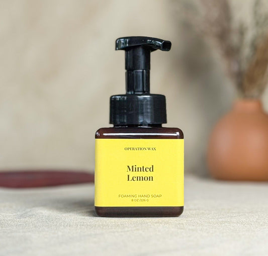 Minted Lemon Foaming Hand Soap - Operation Wax