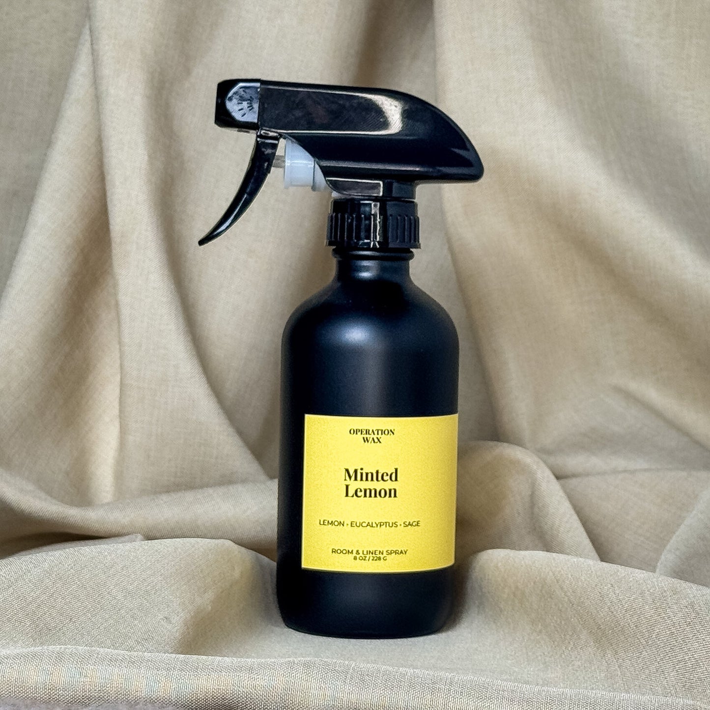 Minted Lemon Room + Linen Spray - Operation Wax