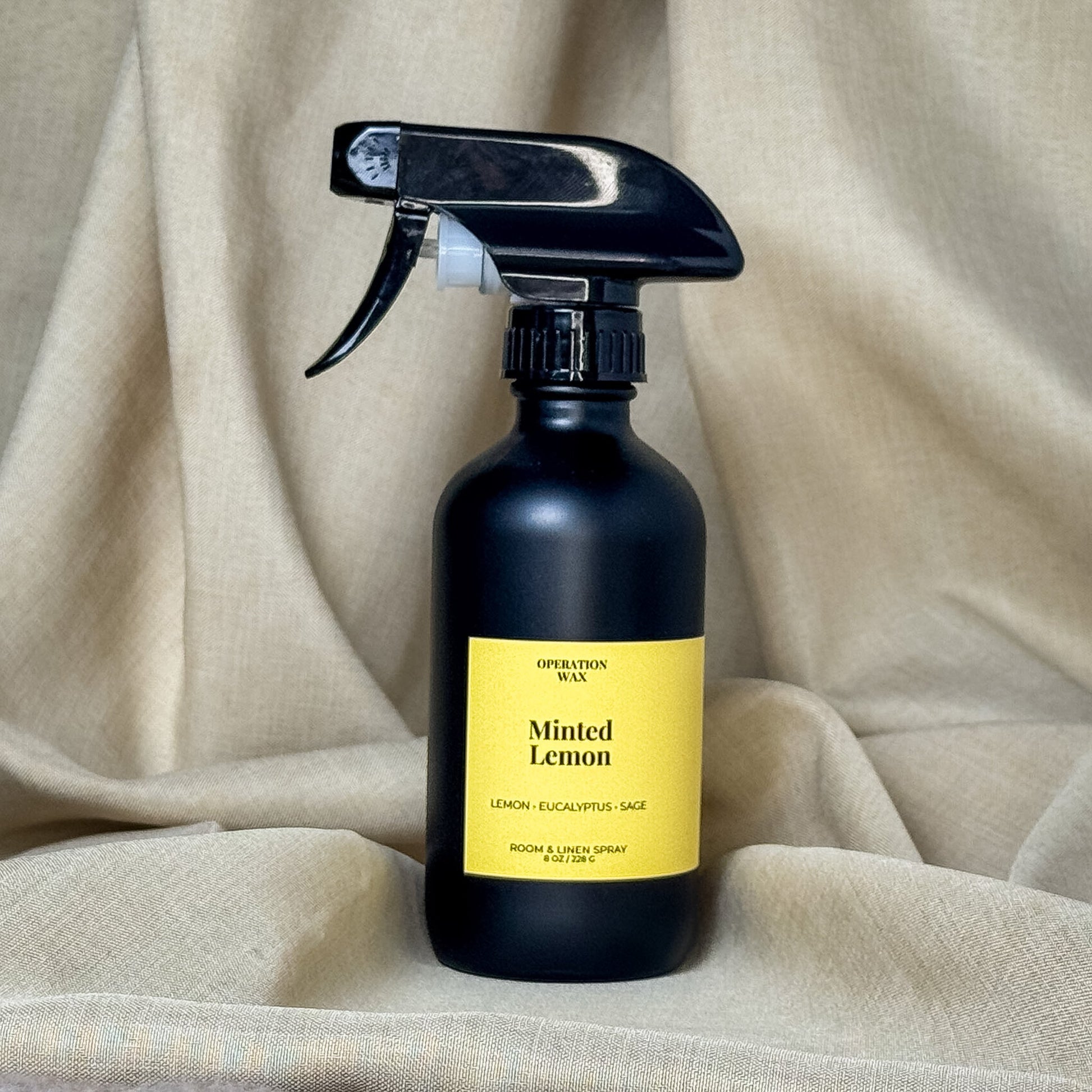 Minted Lemon Room + Linen Spray - Operation Wax