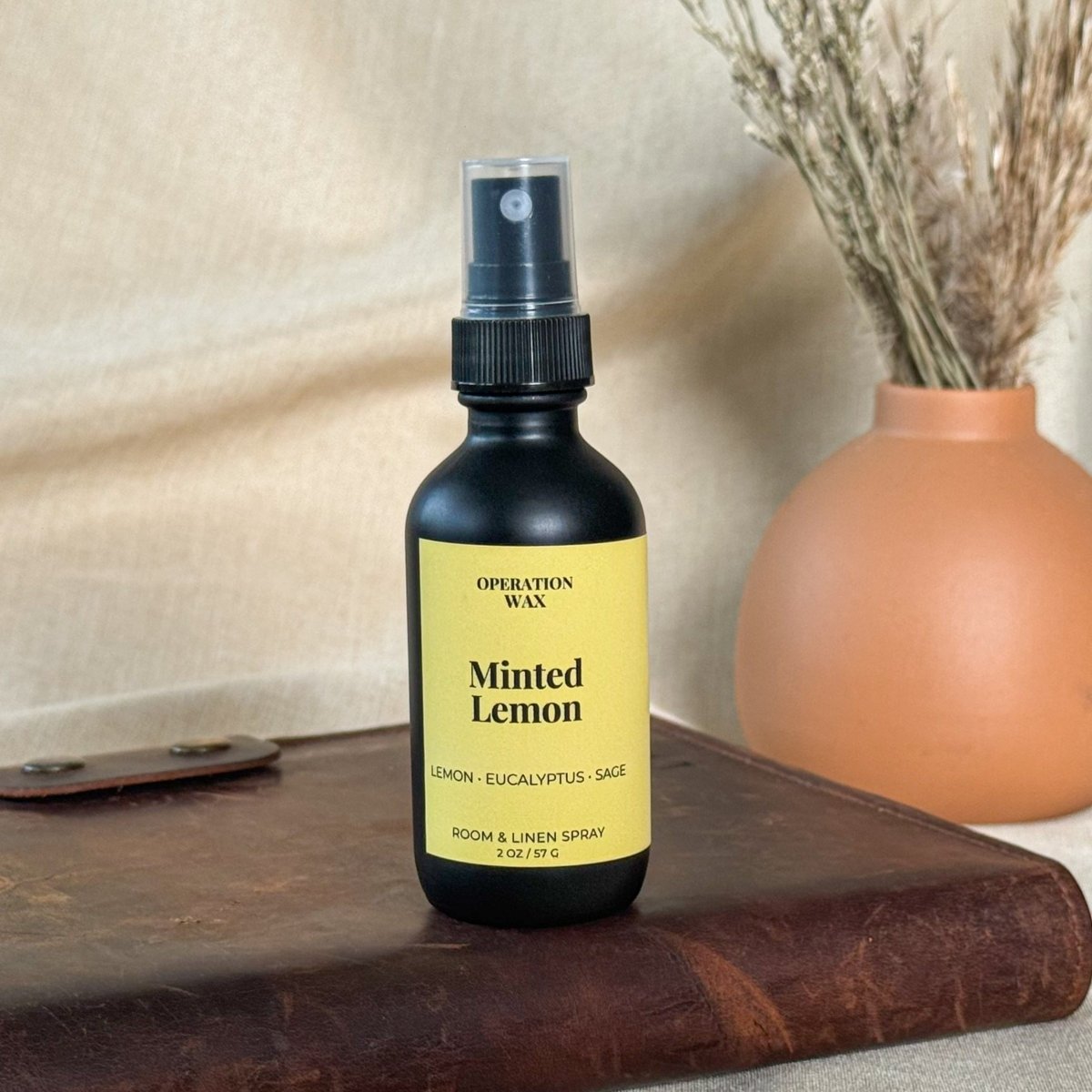 Minted Lemon Room + Linen Spray - Operation Wax
