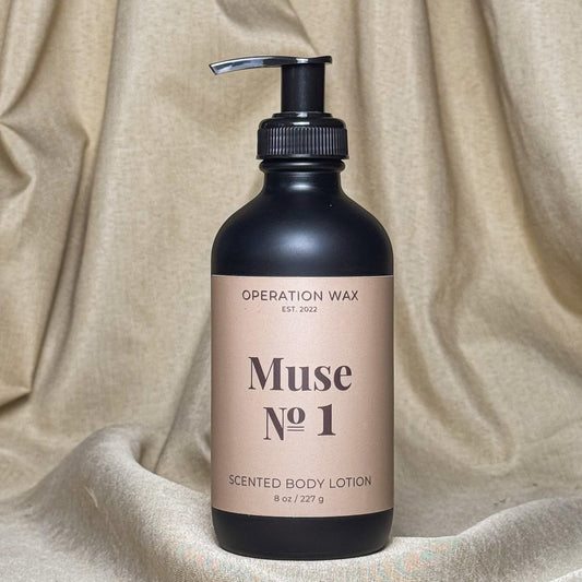Muse No 1 Scented Body Lotion 8oz - Operation Wax