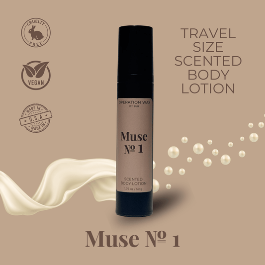 Muse No 1 Scented Body Lotion Travel Size - Operation Wax