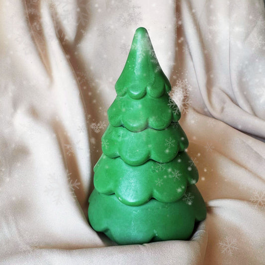 Christmas Tree Candle Trio - Stackable : Balsam Fir, Mint Mocha & Snickerdoodle
