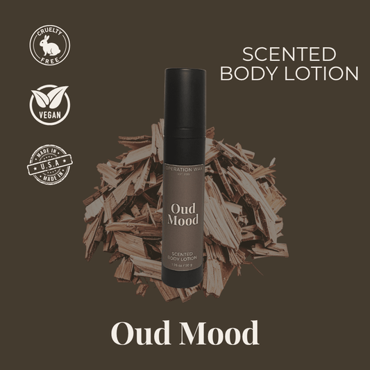 Oud Mood Scented Body Lotion Travel Size - Operation Wax