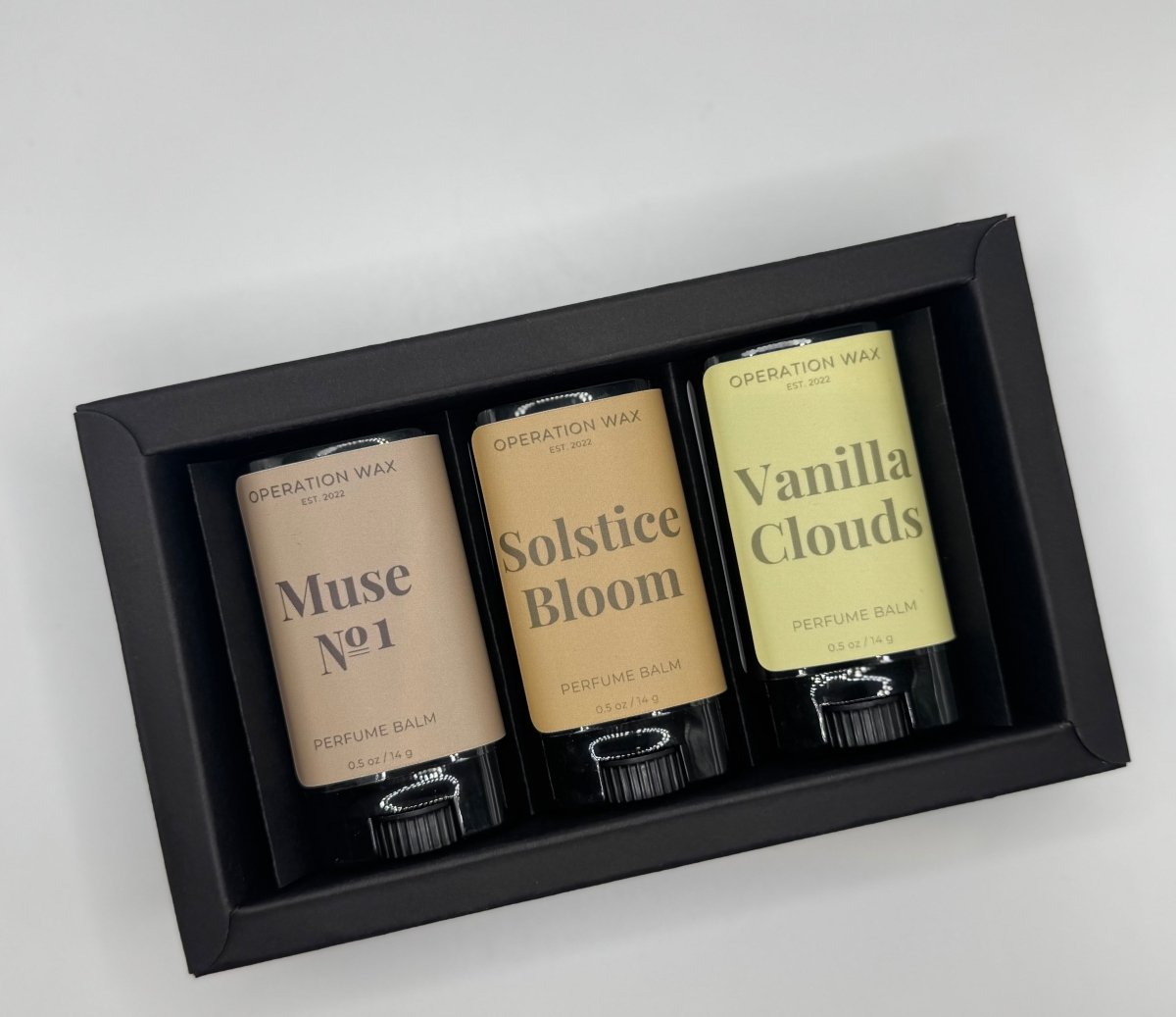 Perfume Balm Gift Set (Set of 3 · 0.5 oz) - Operation Wax