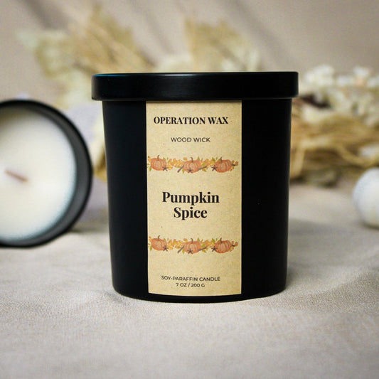 Pumpkin Spice - Wood Wick Candle - Operation Wax