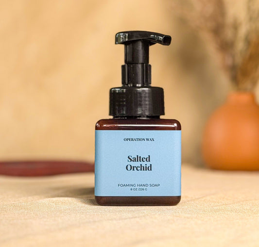 Salted Orchid Foaming Hand Soap - Operation Wax