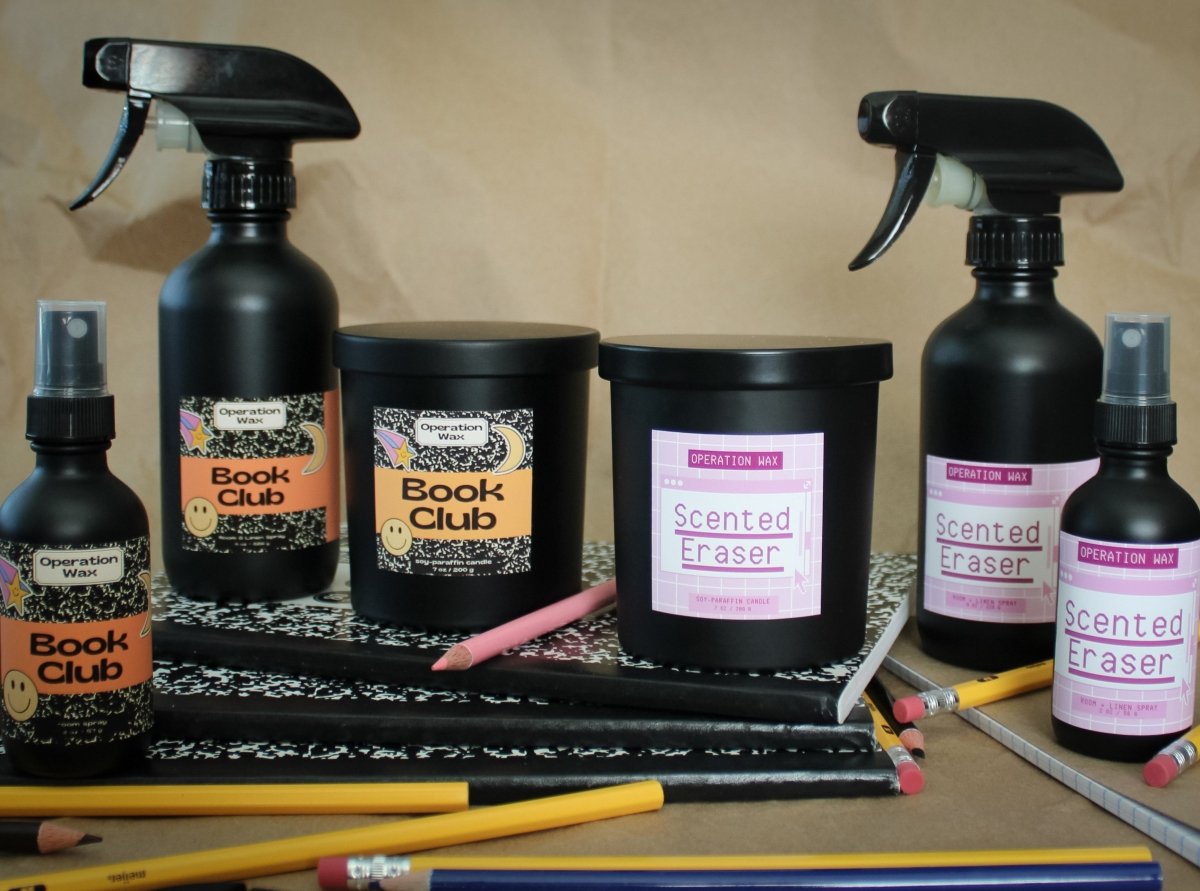 Scented Eraser Room + Linen Spray 8oz - Operation Wax