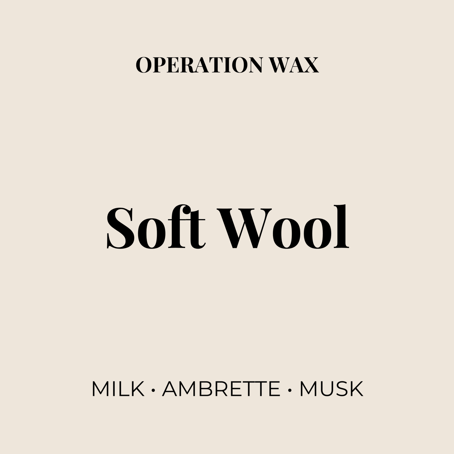 Soft Wool Hand Soap - Operation Wax