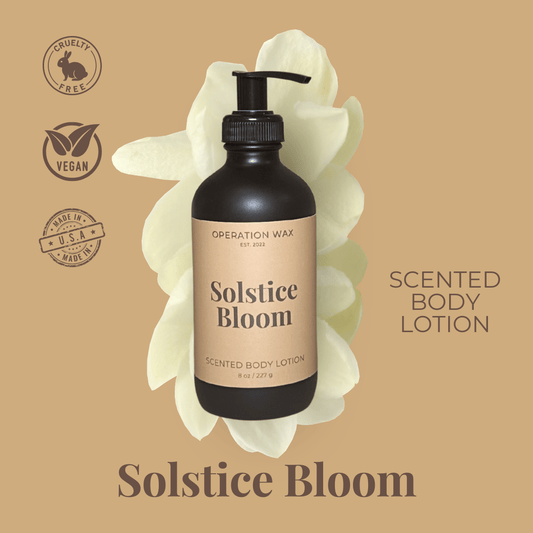 Solstice Bloom Scented Body Lotion - Operation Wax