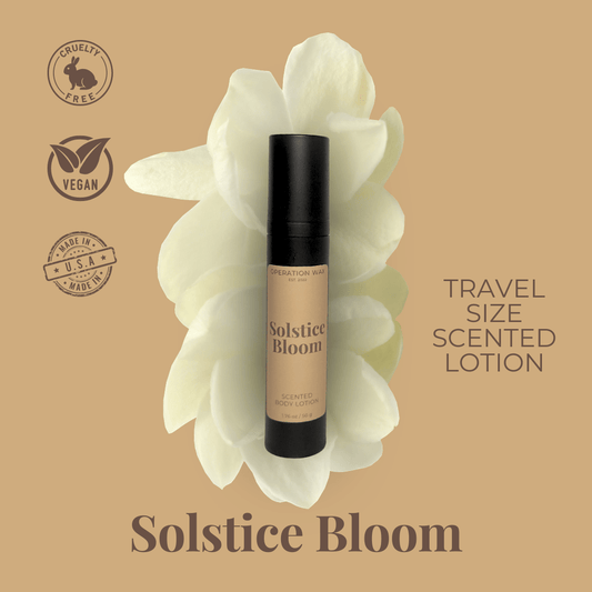 Solstice Bloom Scented Body Lotion Travel Size - Operation Wax