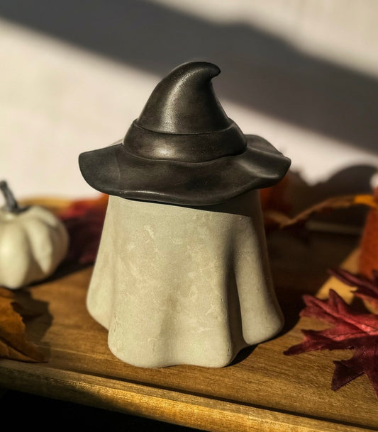 Spooky Season Halloween Candle with Cozy Crackling Wood Wick - Operation Wax