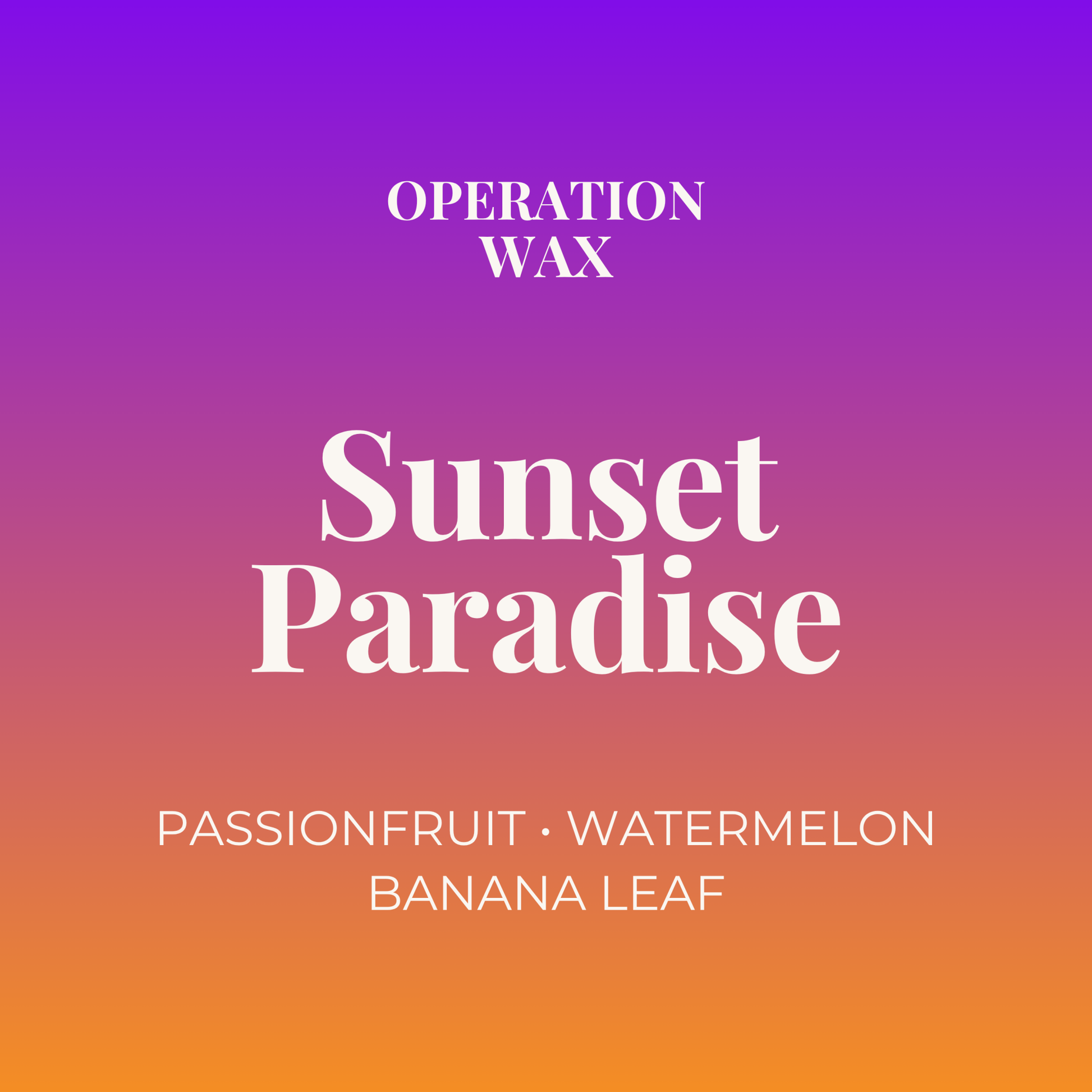 Sunset Paradise Room + Linen Spray - Operation Wax