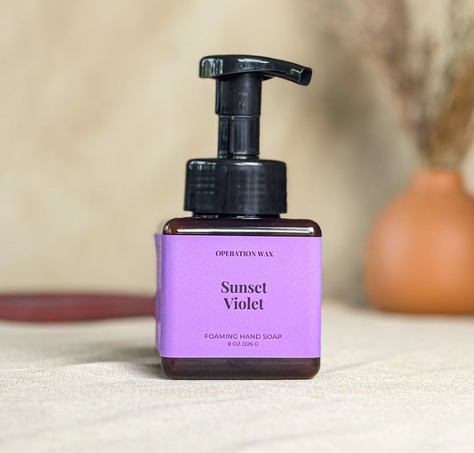 Sunset Violet Foaming Hand Soap - Operation Wax
