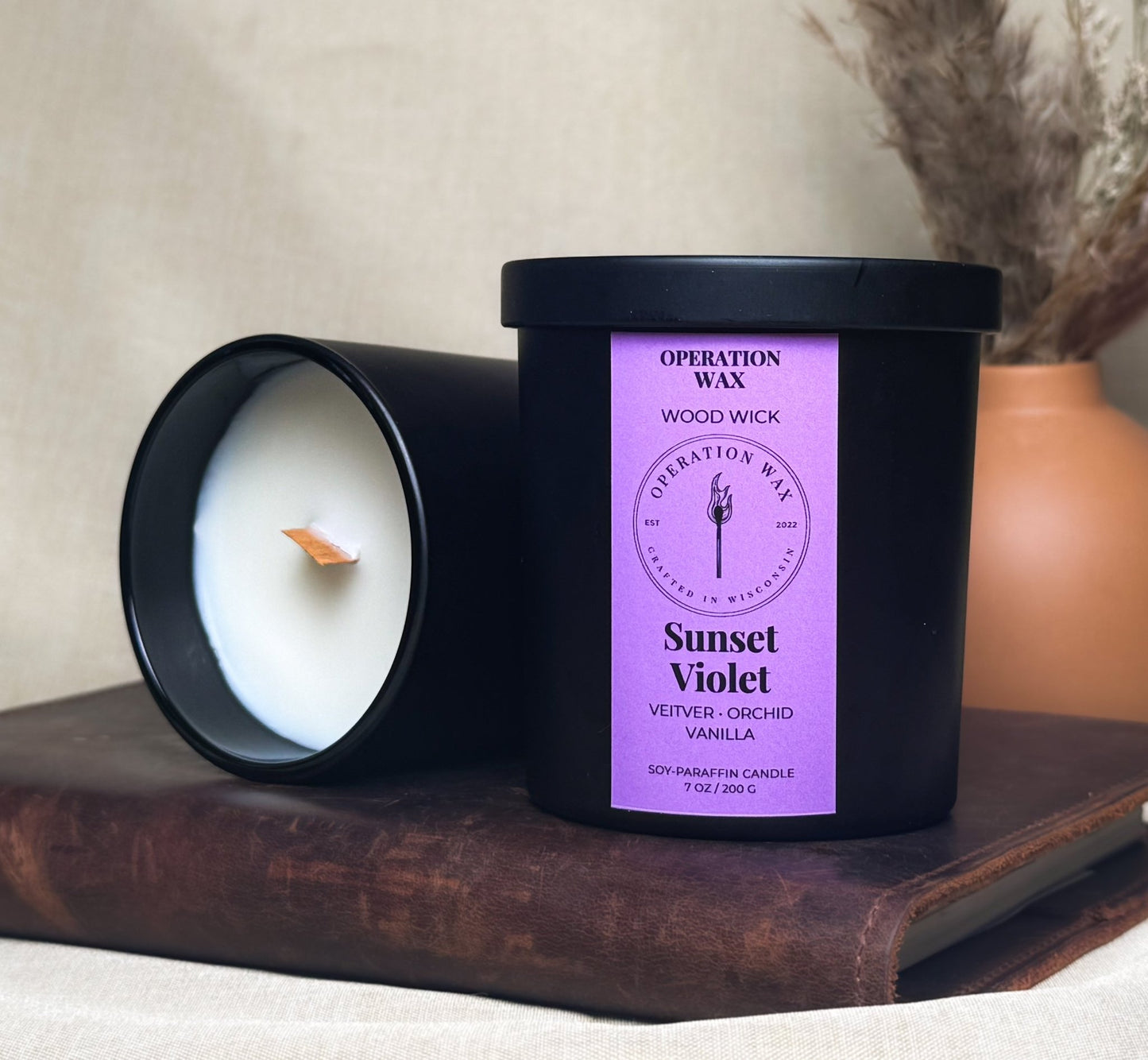 Sunset Violet Scented Candle - Operation Wax - Operation Wax