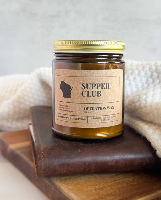 Supper Club - Cotton Wick Scented Candle - Operation Wax