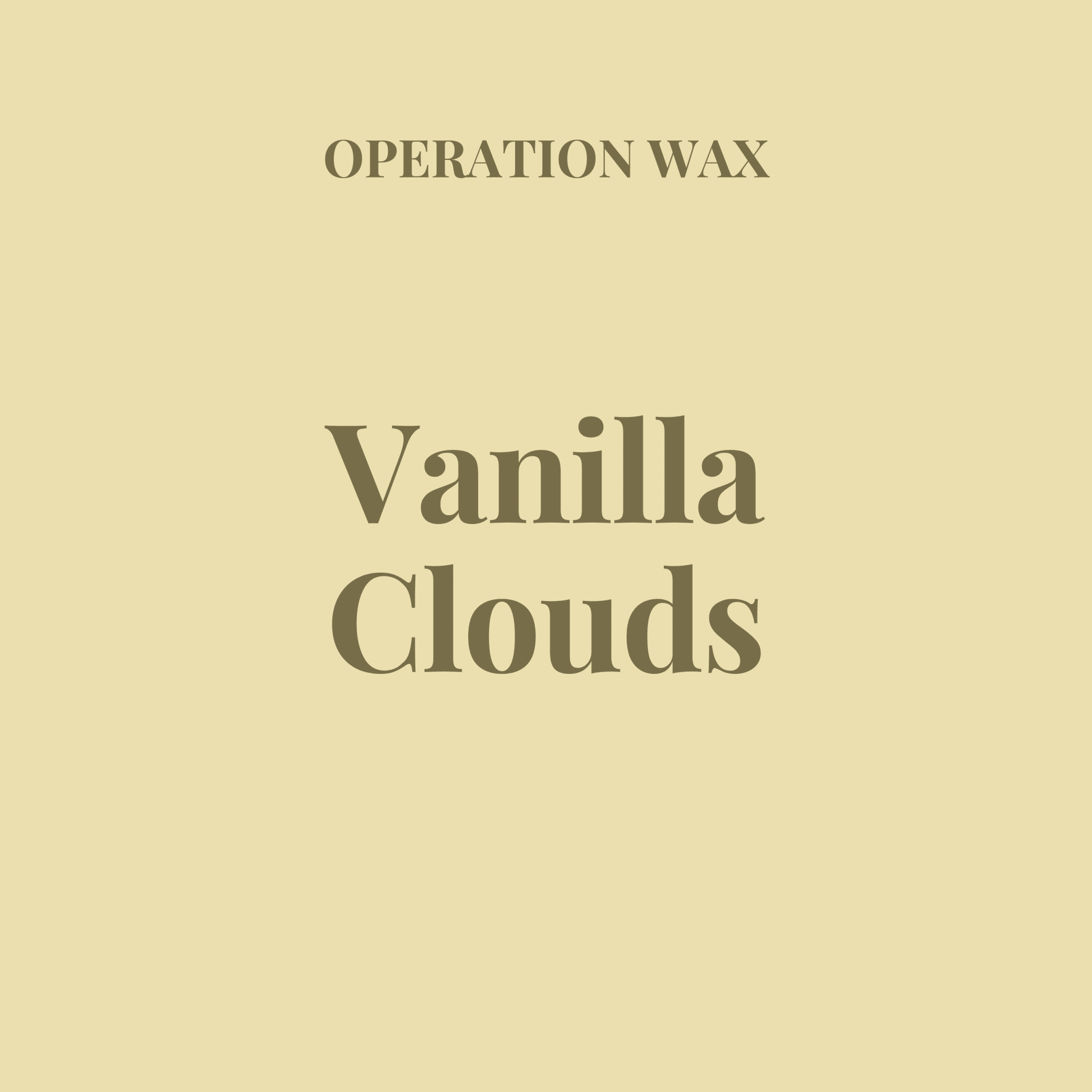 Vanilla Clouds Hand Soap - Operation Wax