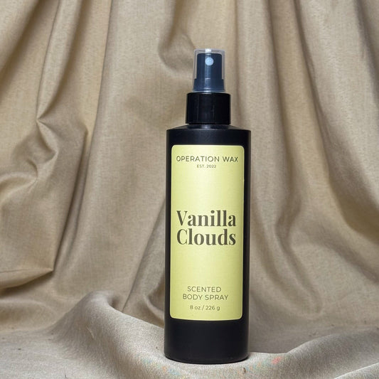 Vanilla Clouds Scented Body Spray (8oz) - Operation Wax