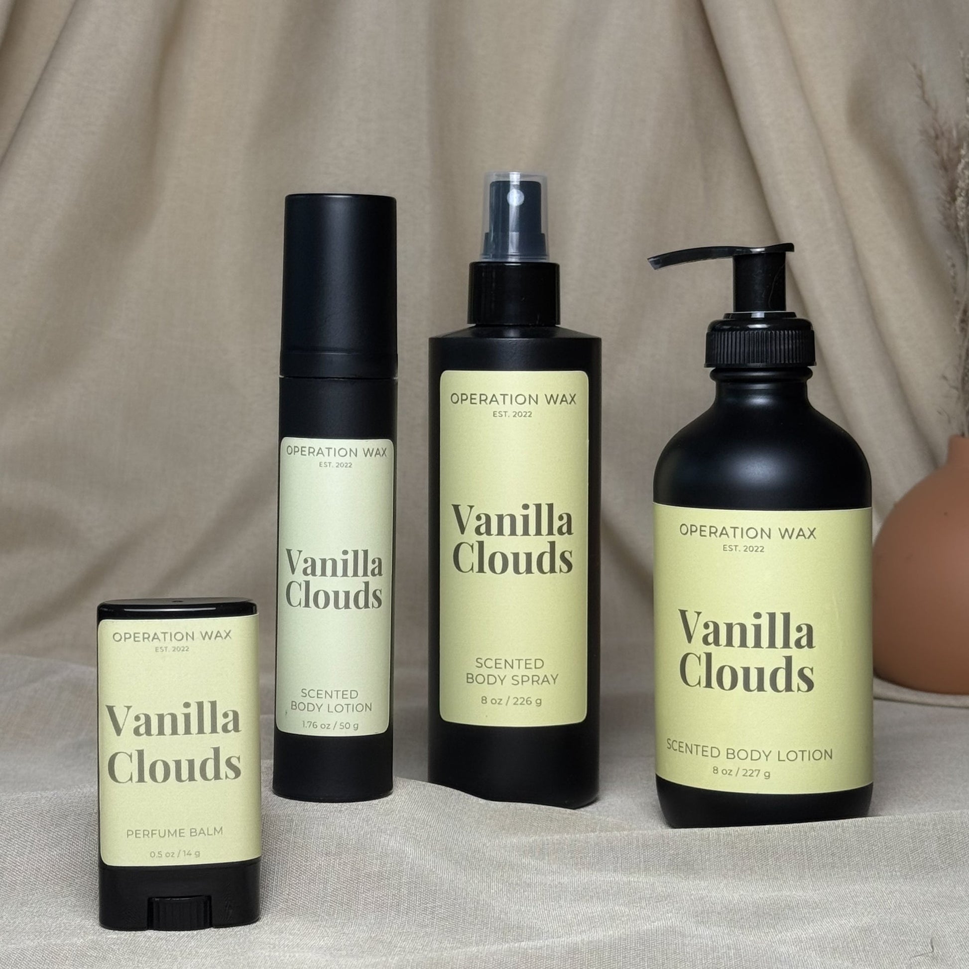Vanilla Clouds Solid Perfume Balm, 0.5 oz - Operation WaxOperation Wax