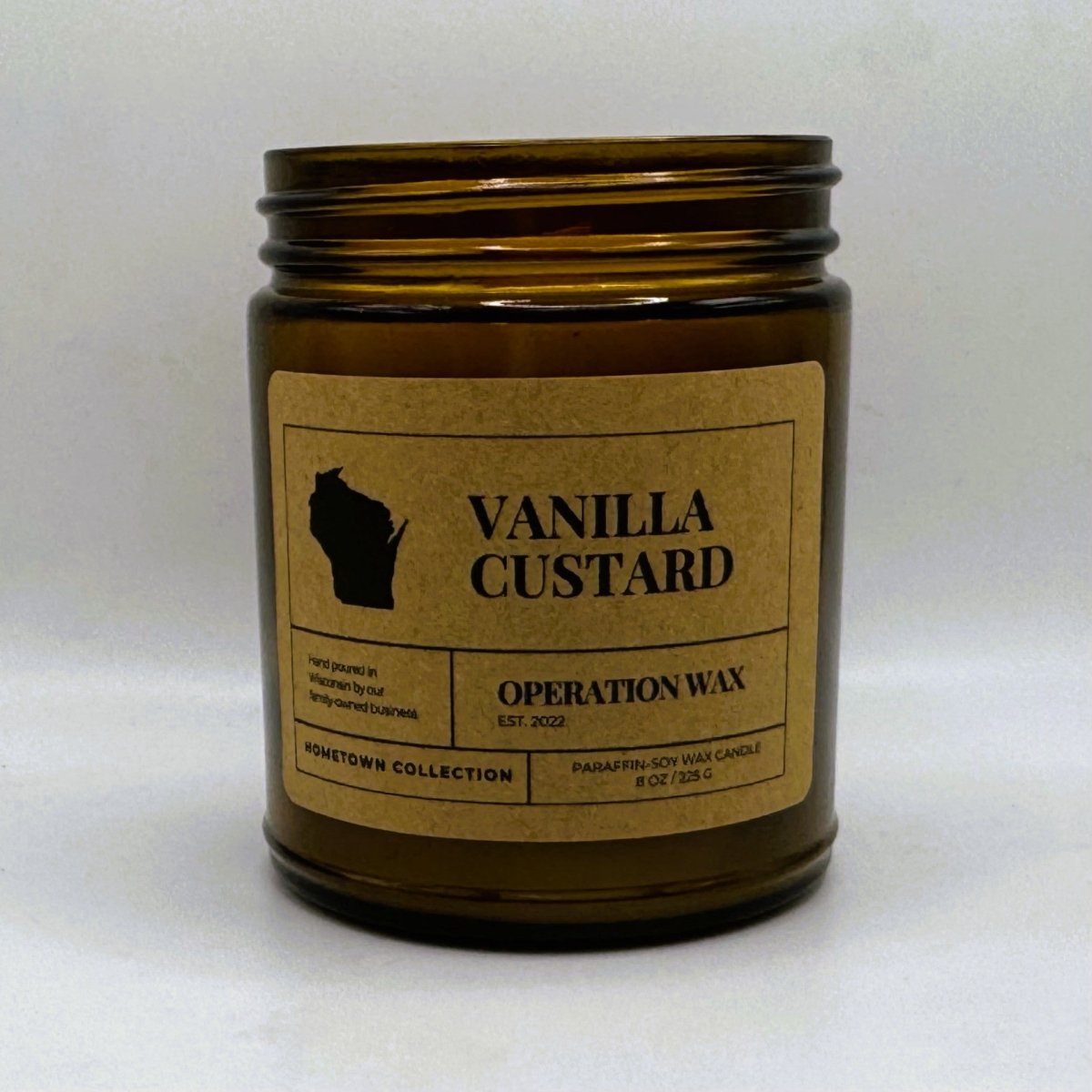 Vanilla Custard - Cotton Wick Candle - Operation Wax