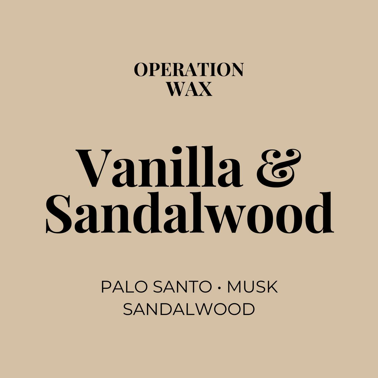 Vanilla & Sandalwood Hand Soap - Operation WaxOperation Wax