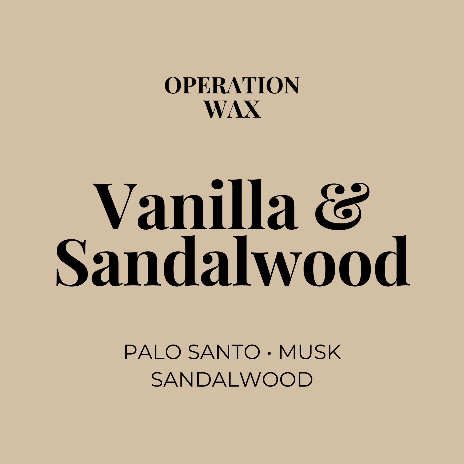 Vanilla & Sandalwood Hand Soap - Operation WaxOperation Wax