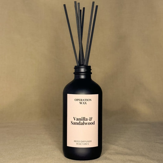 Vanilla & Sandalwood Reed Diffuser - Operation Wax