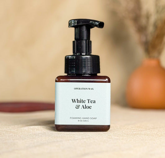 White Tea & Aloe Foaming Hand Soap - Operation Wax
