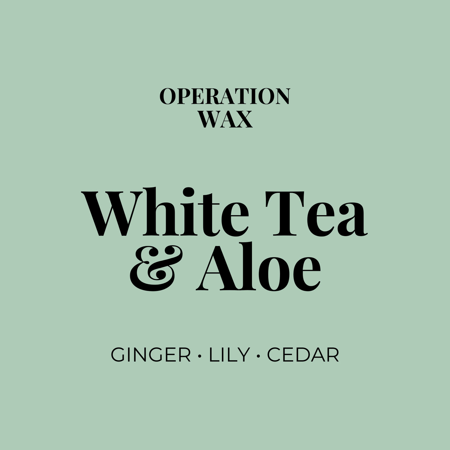 White Tea & Aloe Hand Soap - Operation WaxOperation Wax