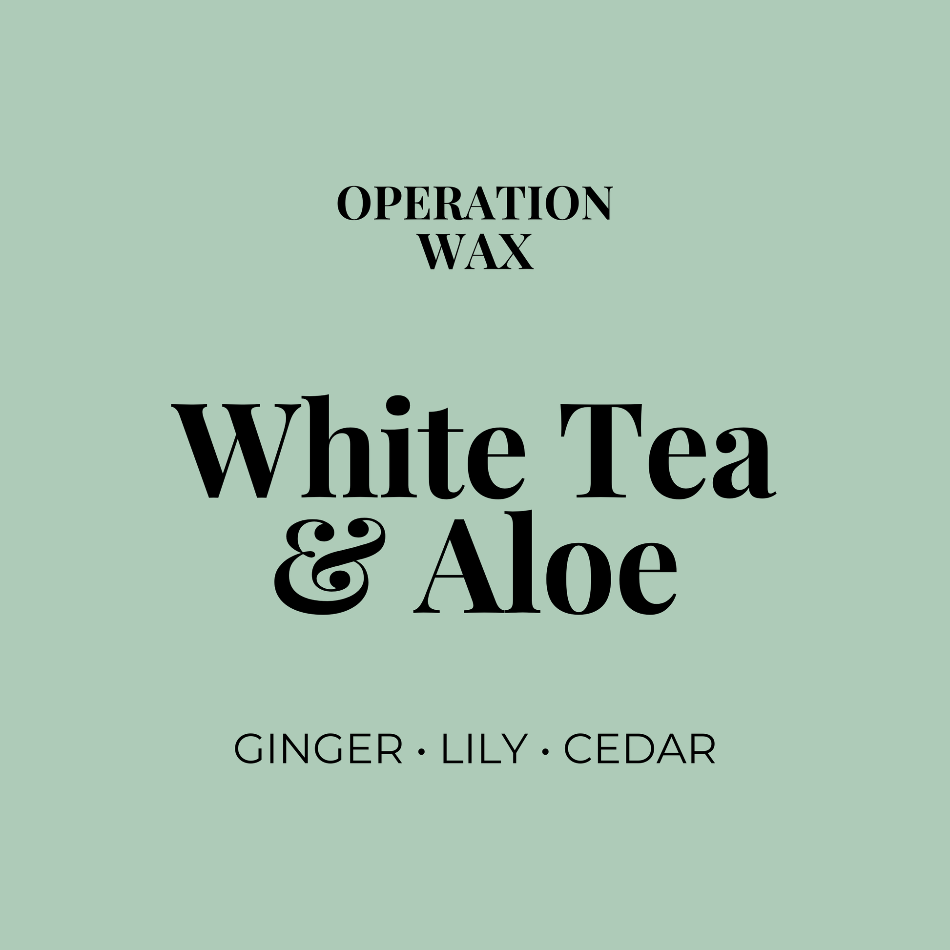 White Tea & Aloe Hand Soap - Operation WaxOperation Wax