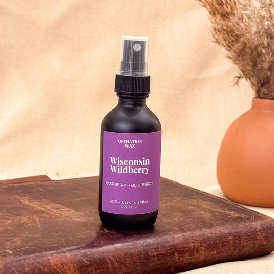 Wisconsin Wildberry Room + Linen Spray - Operation WaxOperation Wax
