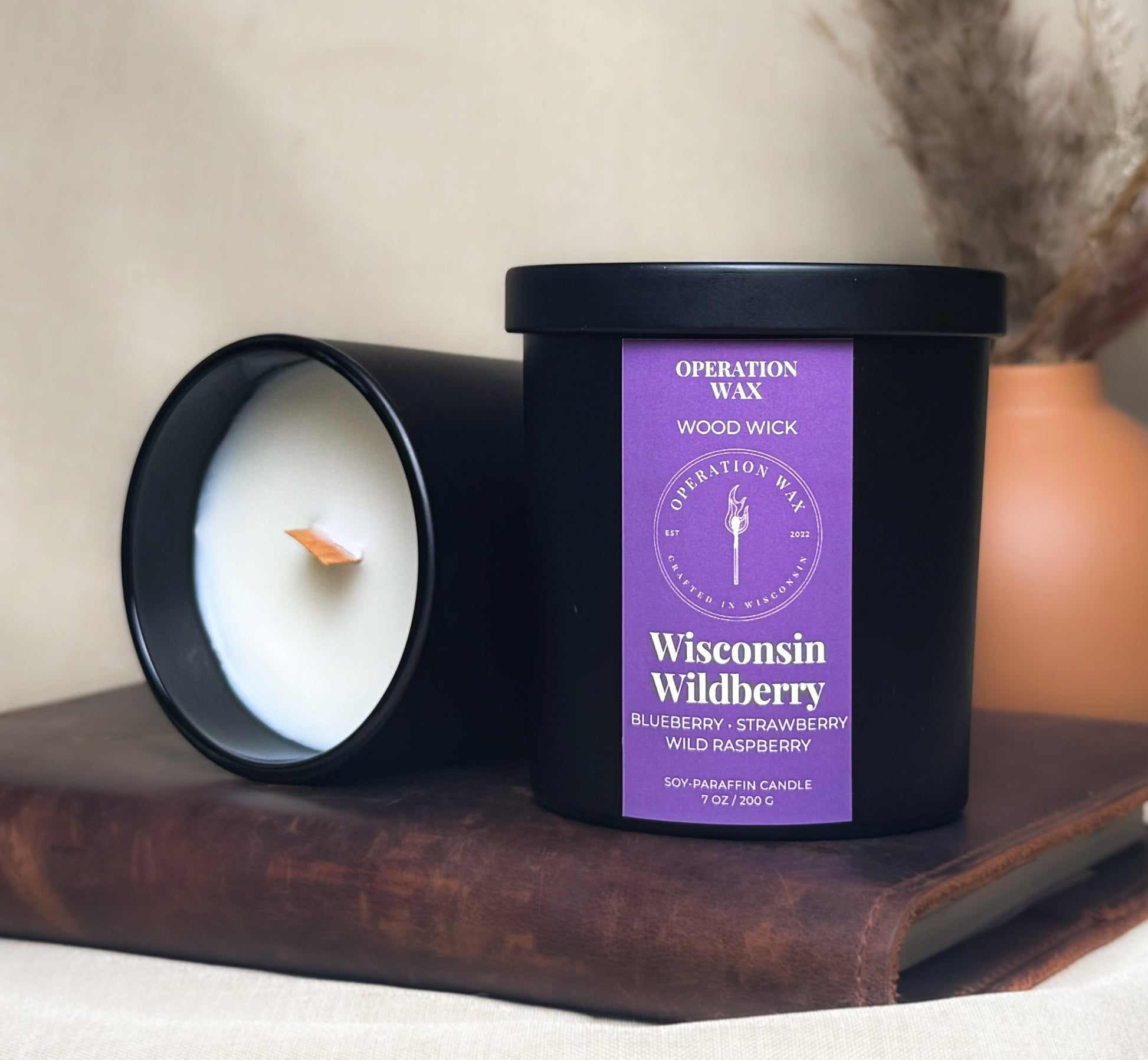 Wisconsin Wildberry Scented Candle - Operation WaxOperation Wax