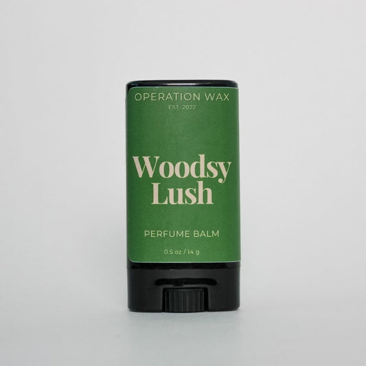 Woodsy Lush Solid Cologne Balm, 0.5 oz - Operation Wax